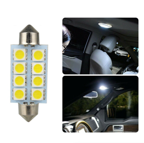 14Pcs T10 36mm LED Interior Car Accessories Kit Map Dome License Plate